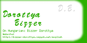 dorottya bizzer business card